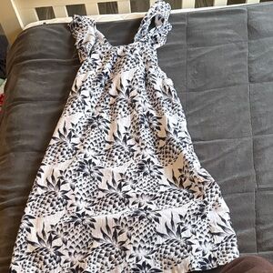 Crewcuts Blue and White Floral Kids Dress Size 12